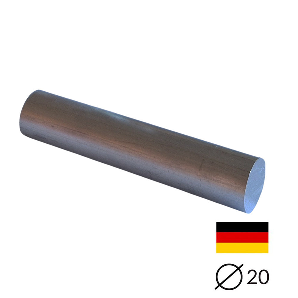 Edelstahl - Rundstab - Ø20 - 10 cm - Pfeifenecke