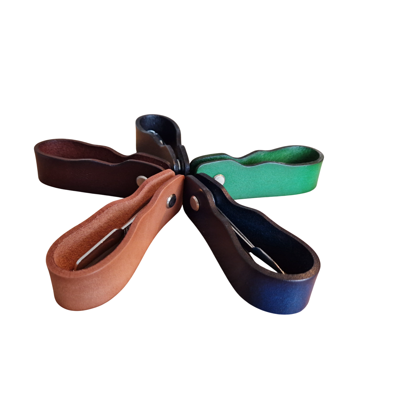 Elegante Pfeifenständer aus Leder – mit integriertem Pfeifenbesteck - Pfeifenecke