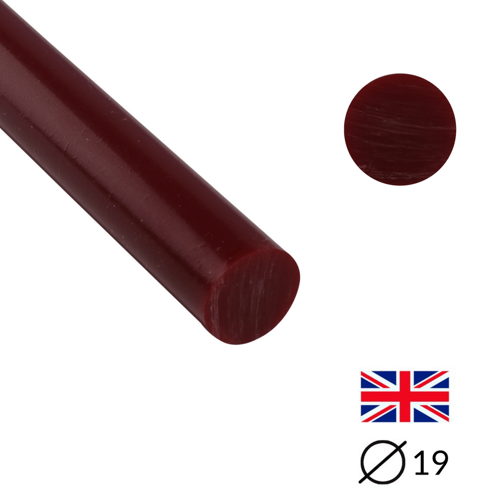 Handgussharz - Ø19 - 25 cm - Geschliffen - Cranberry Oxide - Pfeifenecke