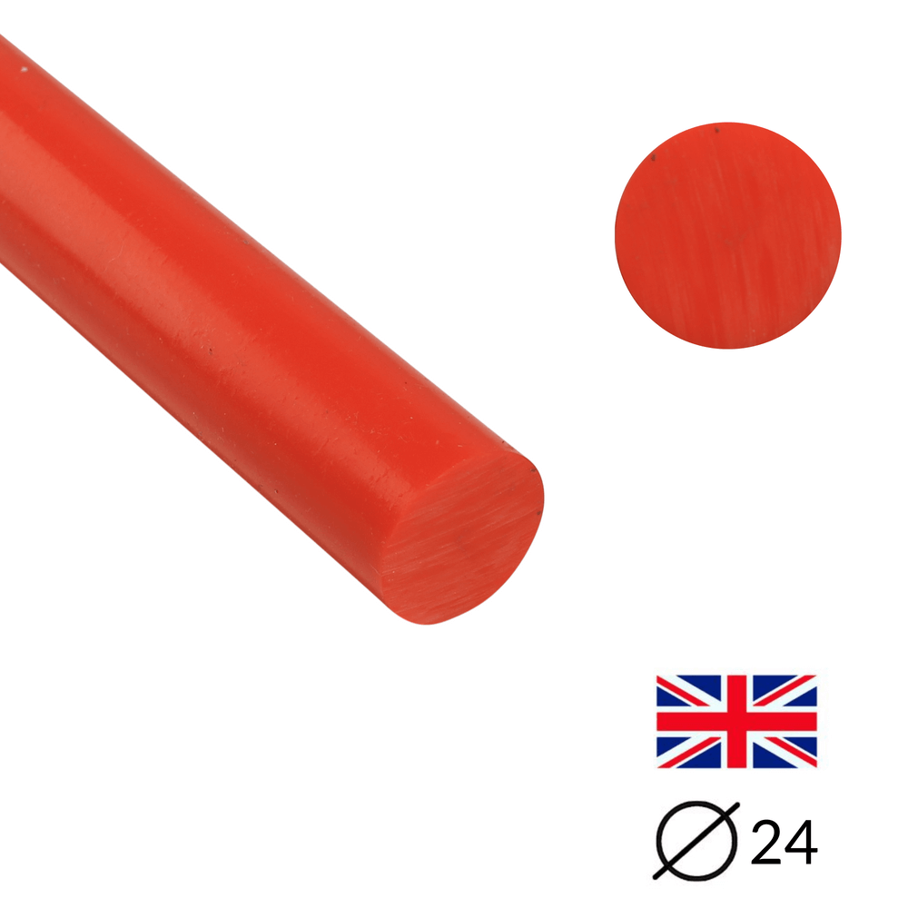 Handgussharz - Ø24 - 25 cm - Geschliffen - Cosmic Orange - Pfeifenecke