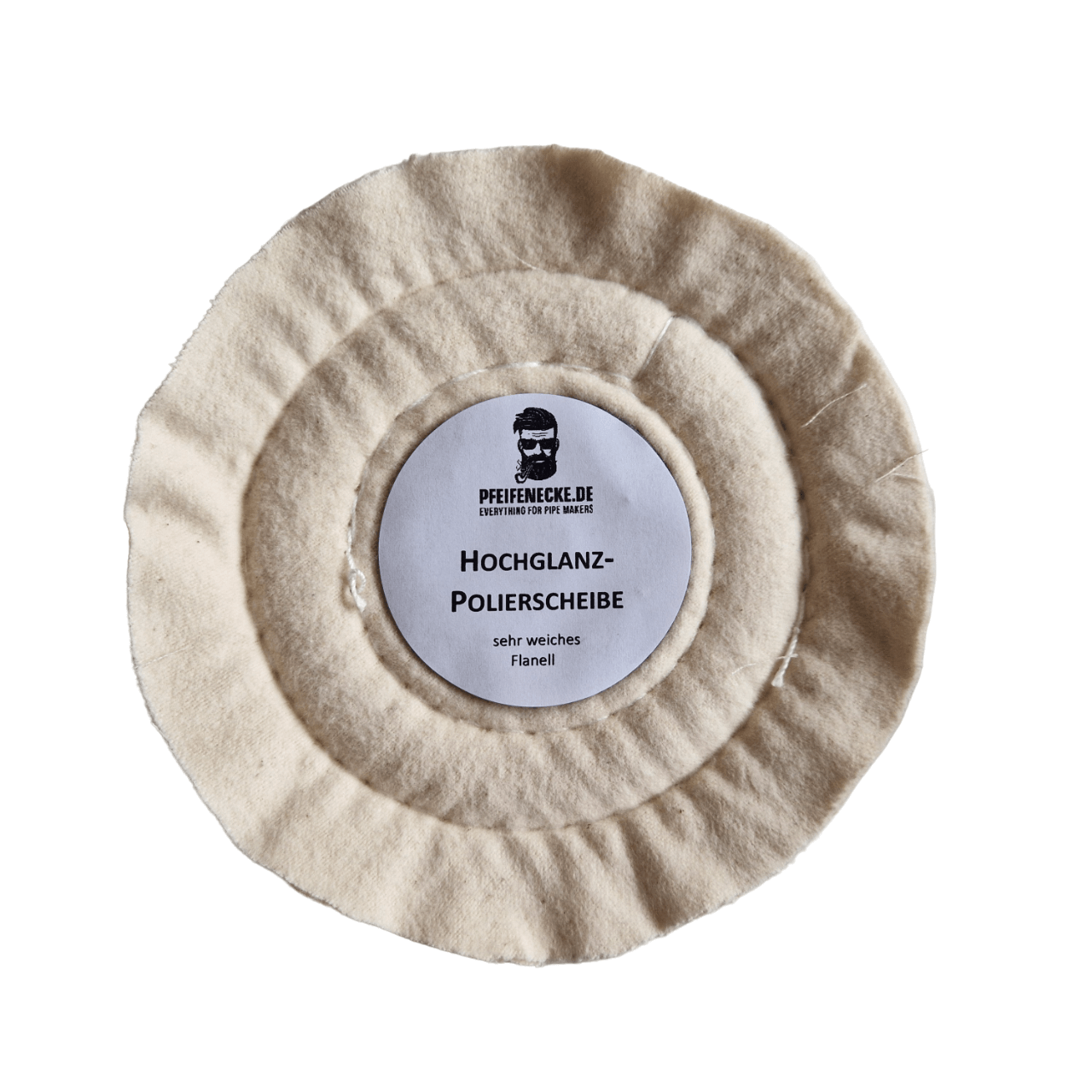 Hochglanz-Polierscheibe Flanell - Pfeifenecke