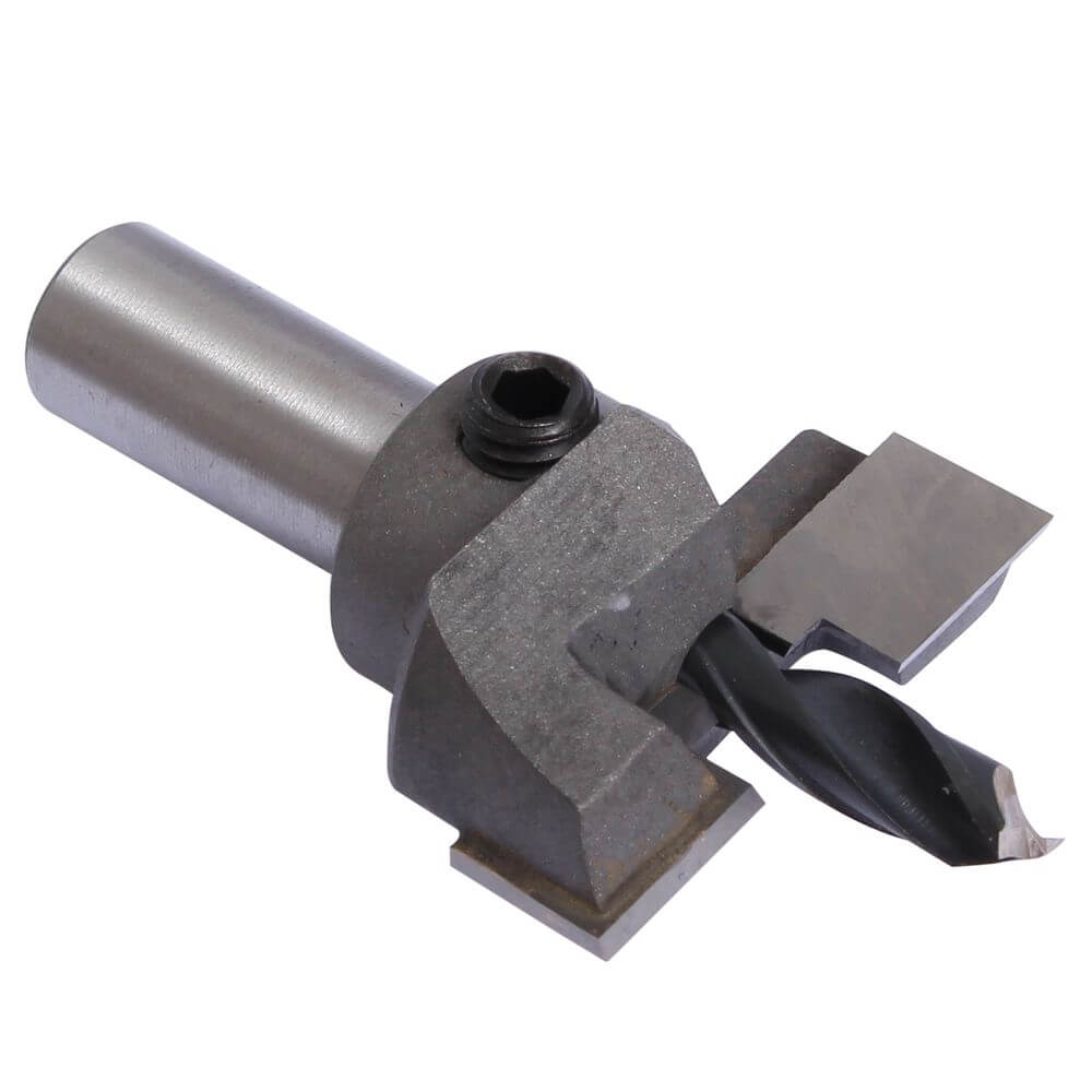 Holmschneider mit einstellbarem Bohrer - Ø12 mm - L6 - Pfeifenecke