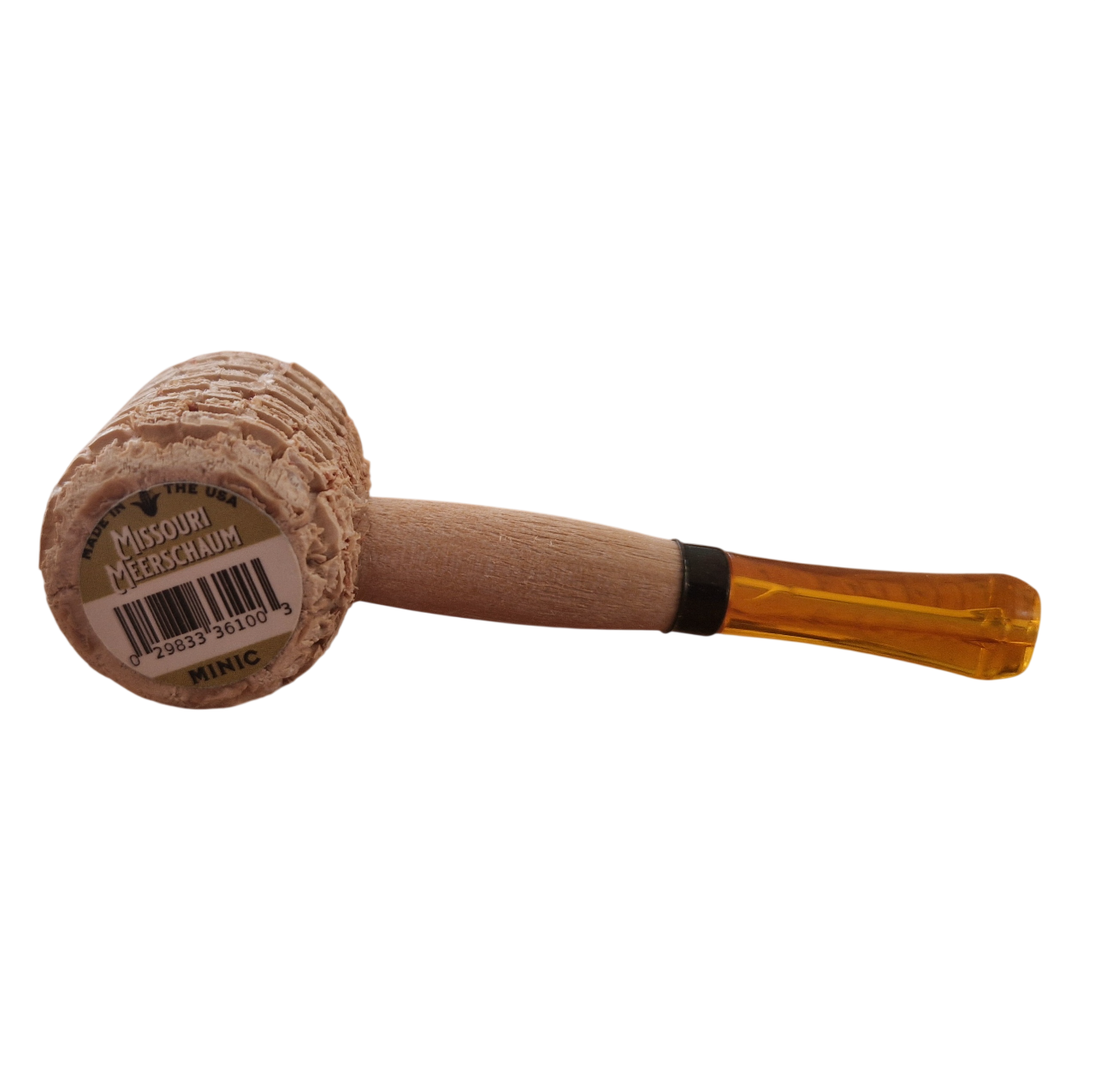 Mini Maiskolbenpfeifen - Das Original - mit orangem Mundstück - Pfeifenecke