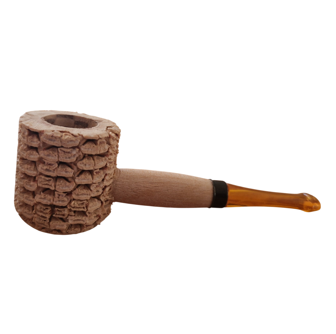 Mini Maiskolbenpfeifen - Das Original - mit orangem Mundstück - Pfeifenecke