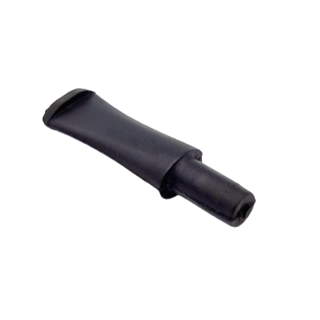 Mundstück Rohling - Ø10.5/14.5 - L37.5 - Ebonit - Pfeifenecke