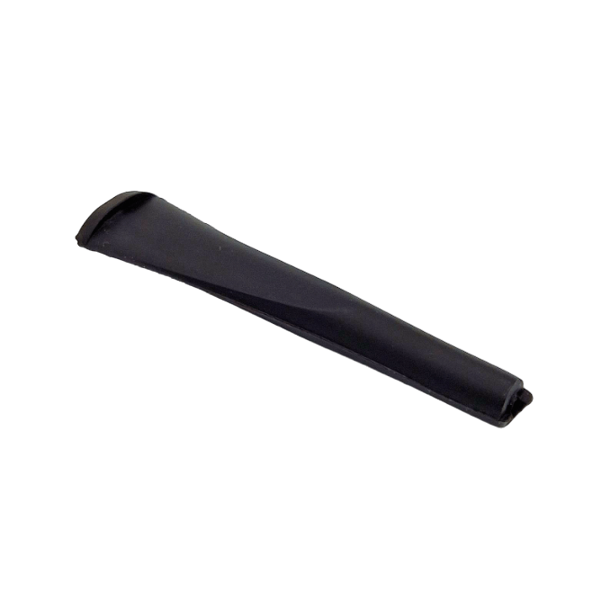 Mundstück Rohling - Ø10 - L55 - Ebonit - Pfeifenecke