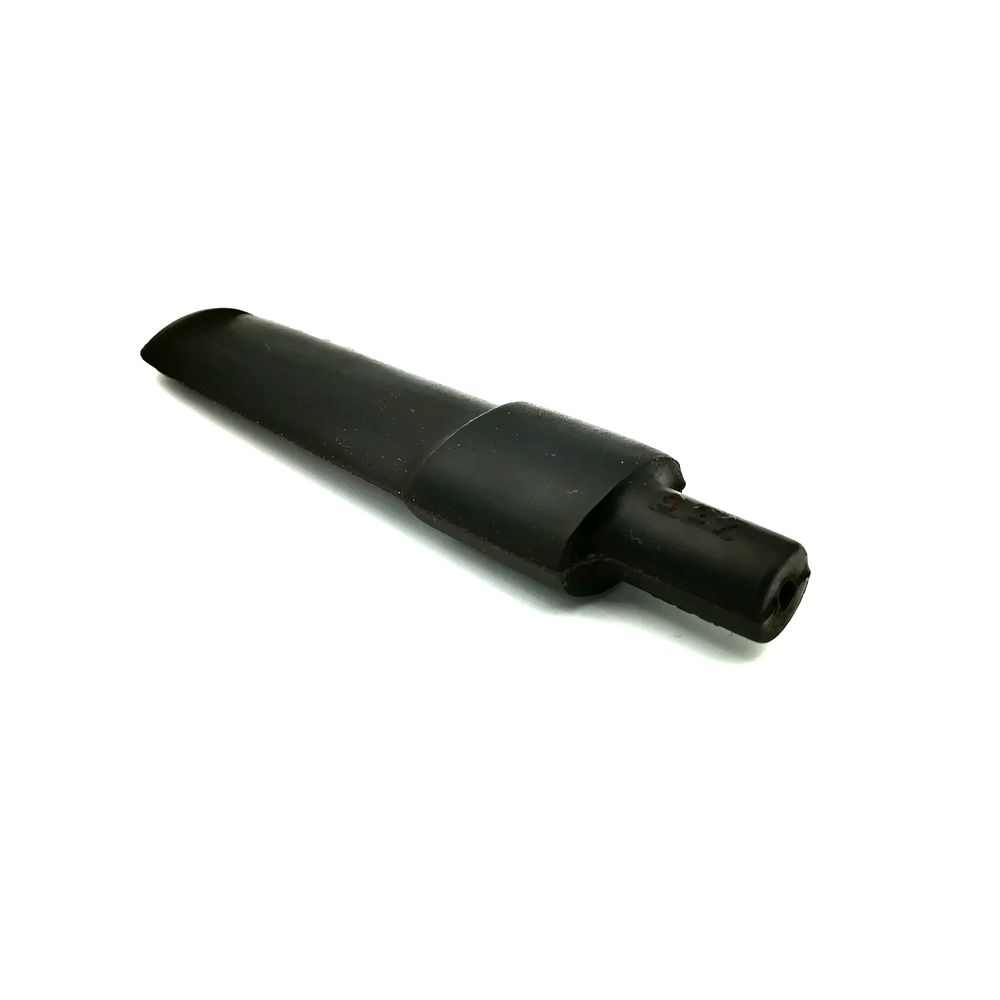 Mundstück Rohling - Ø12-20.5 - L67 - Ebonit - Pfeifenecke