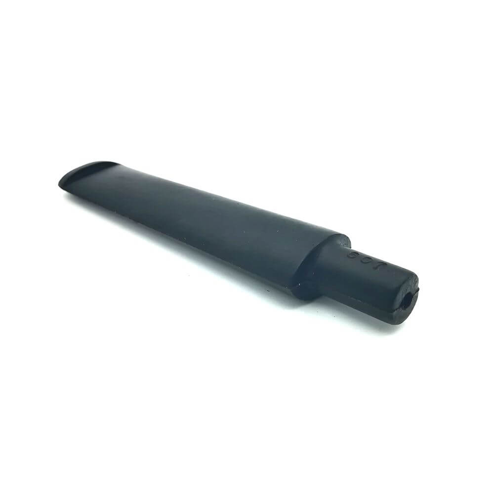 Mundstück Rohling - Ø13.5-19.5 - L75.5 - Ebonit - Pfeifenecke