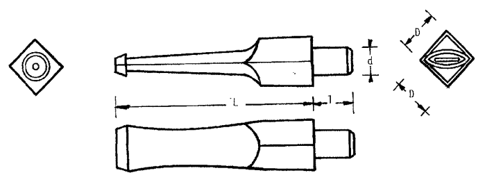 Mundstück Rohling - Ø14 - L67 - Ebonit - PFEIFENECKE