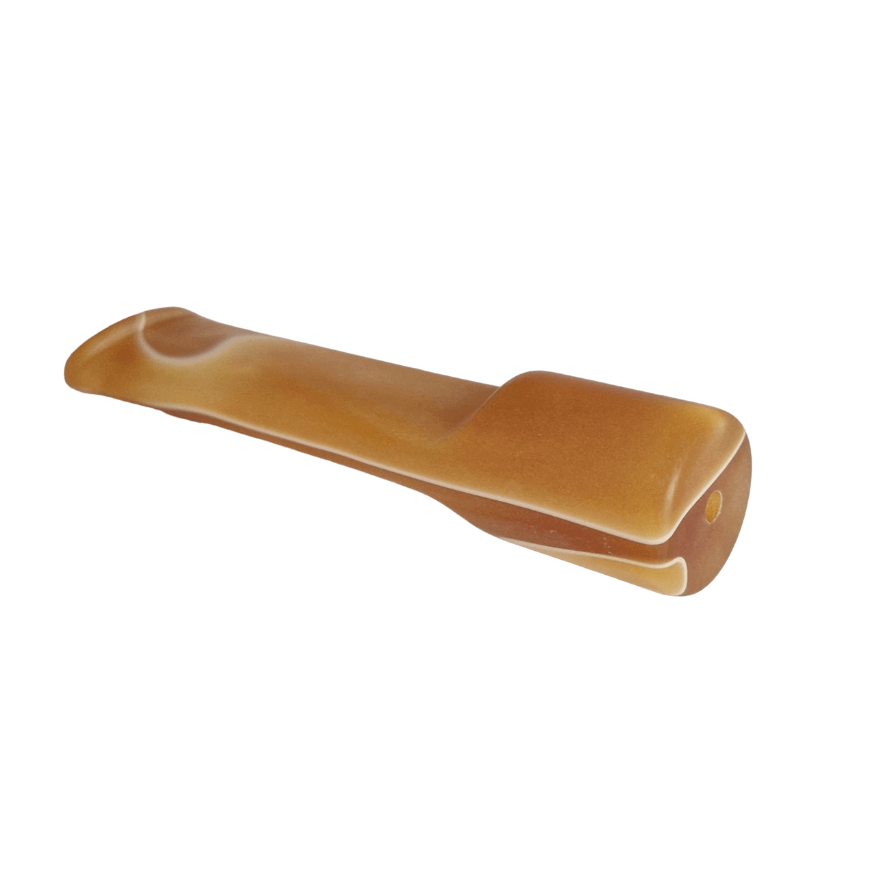 Mundstück Rohling - Ø16 - L75 - Acryl - M-Gelb - Pfeifenecke