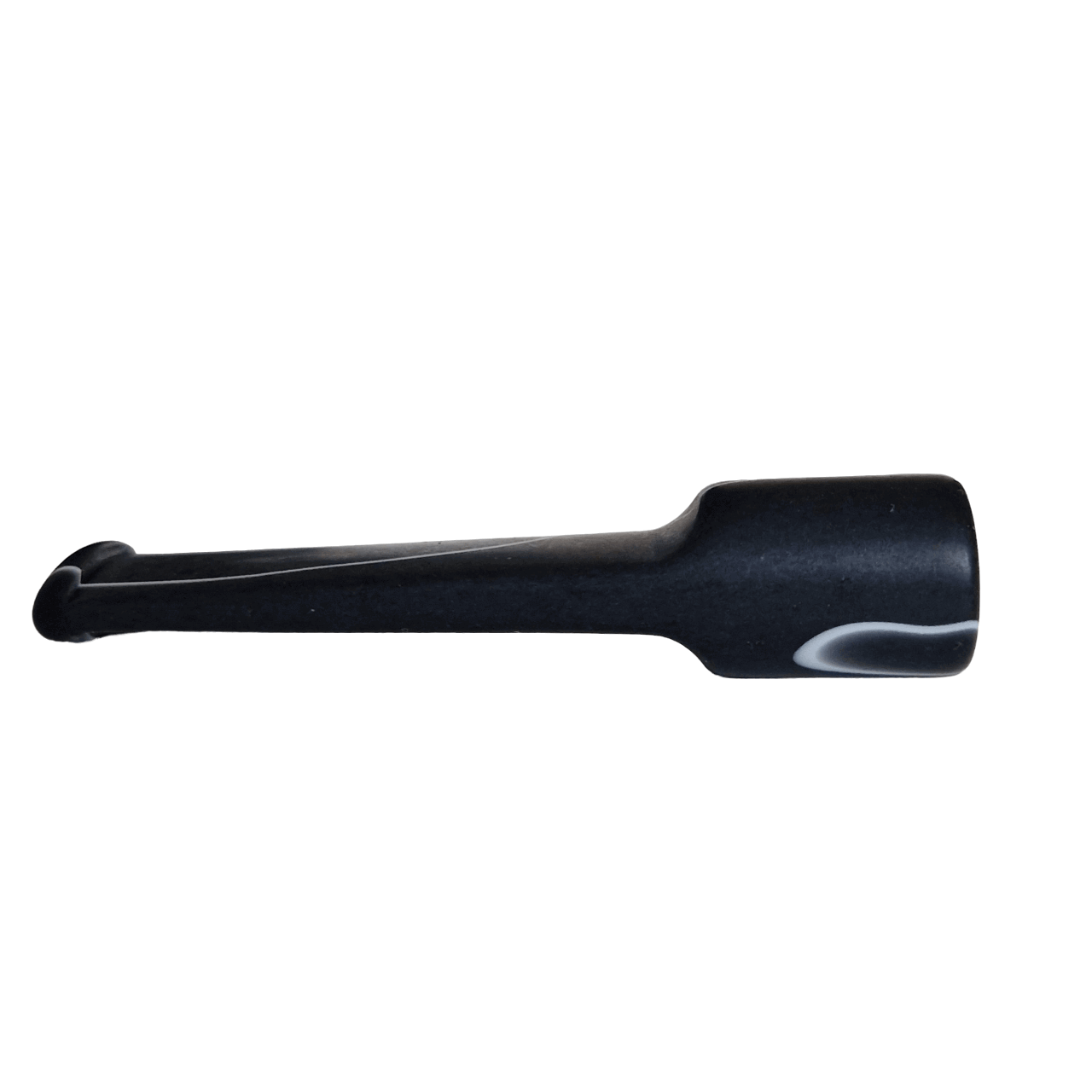 Mundstück Rohling - Ø16 - L75 - Acryl - M-Schwarz - Pfeifenecke