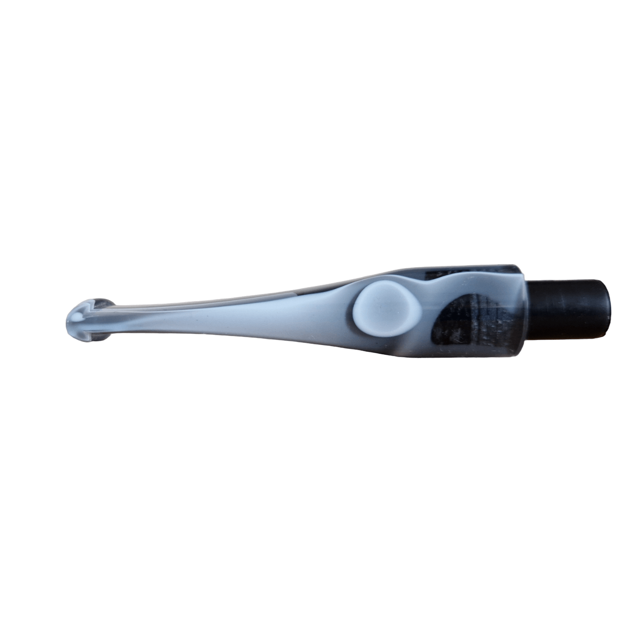 Mundstück Rohling - Ø16 - L75 - Acryl - Mit 10.5 mm Zapfen - M-Gris - Pfeifenecke