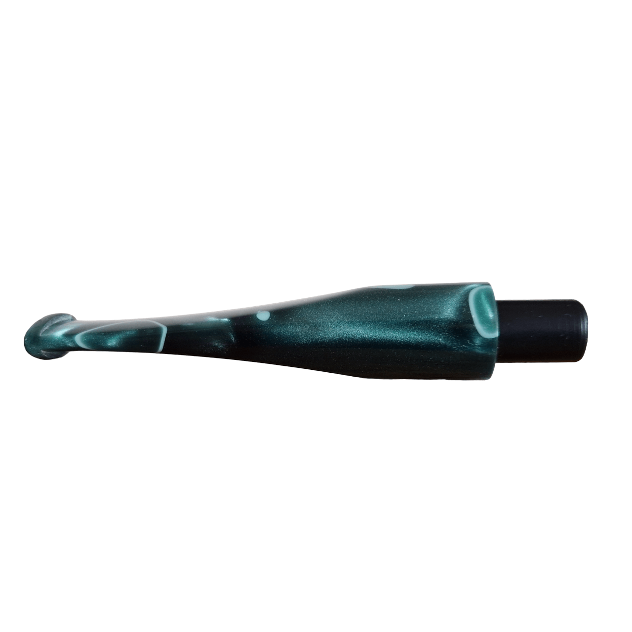 Mundstück Rohling Ø16 L75 Acryl Mit 10.5 mm Zapfen M Grün Pfeifenecke
