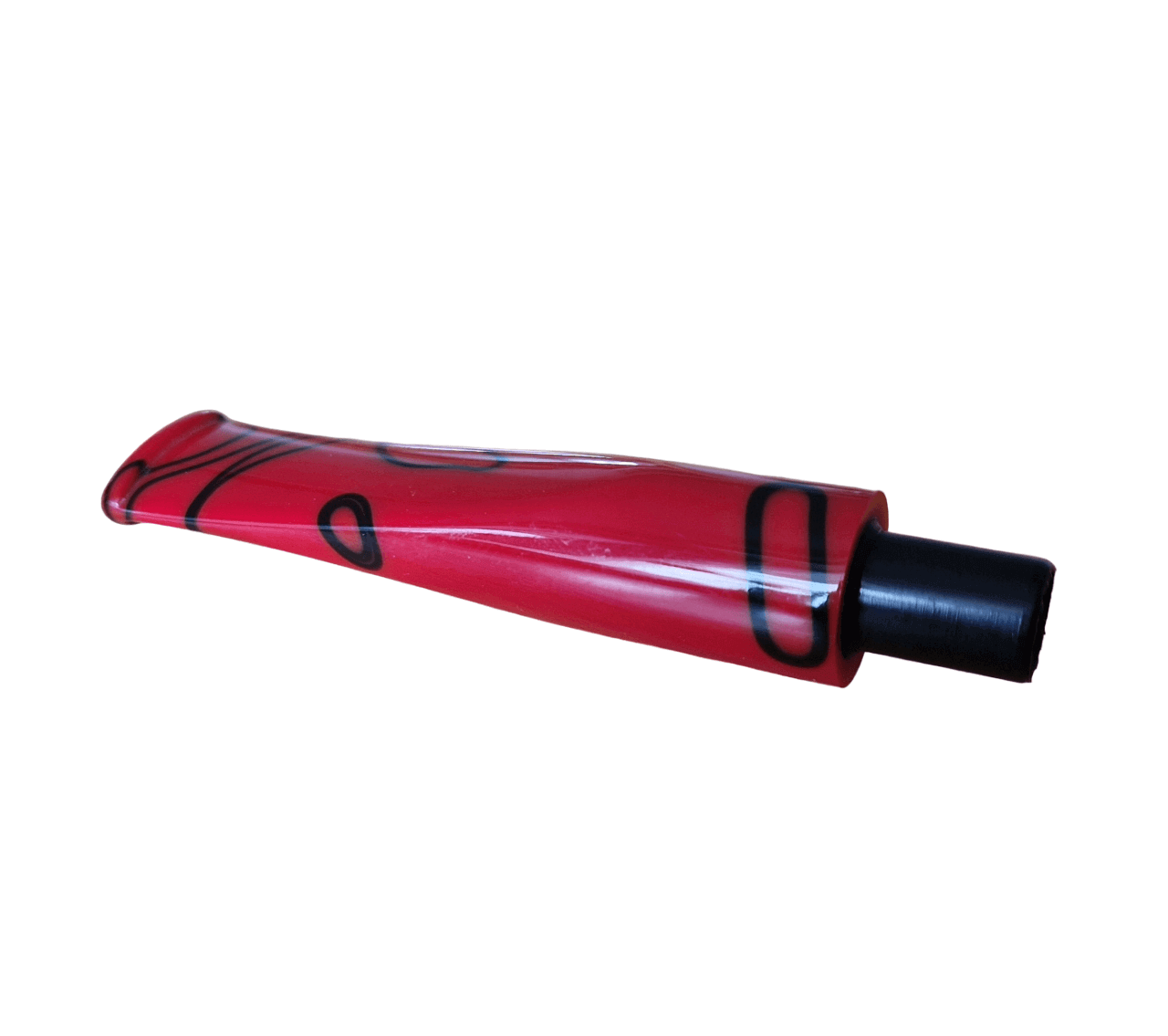 Mundstück Rohling Ø17 L75 Acryl Mit 10.5 mm Zapfen M Rouge Pfeifenecke