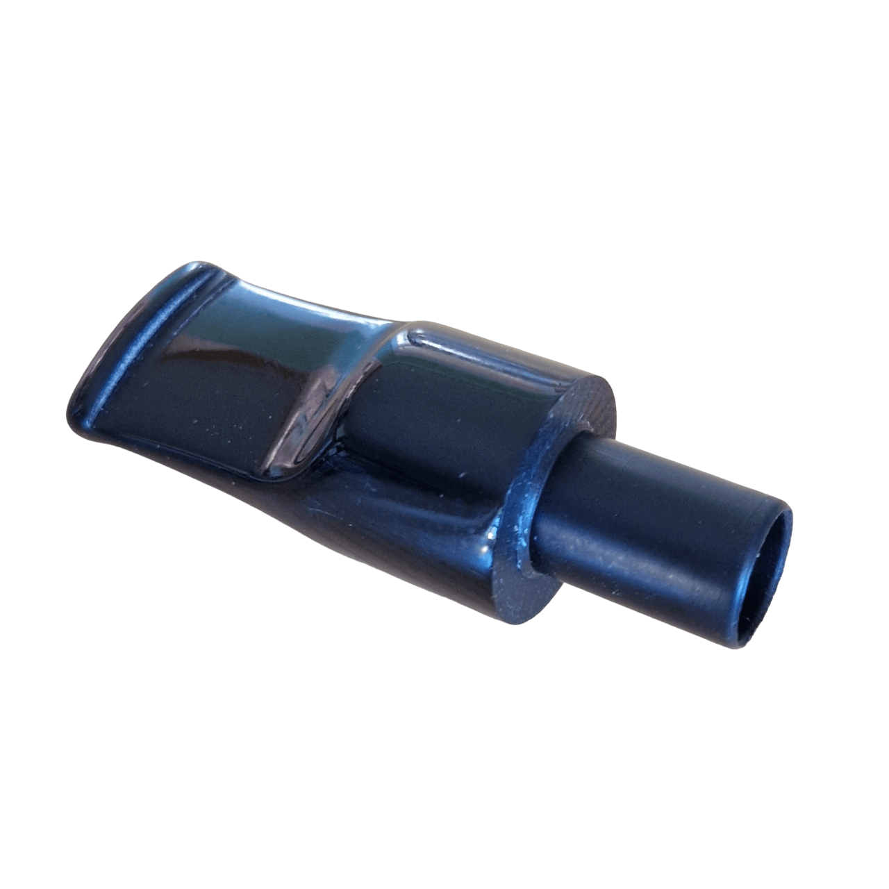 Mundstück Rohling Ø18 L40 Acryl Mit 10.5 mm Zapfen Schwarz Pfeifenecke