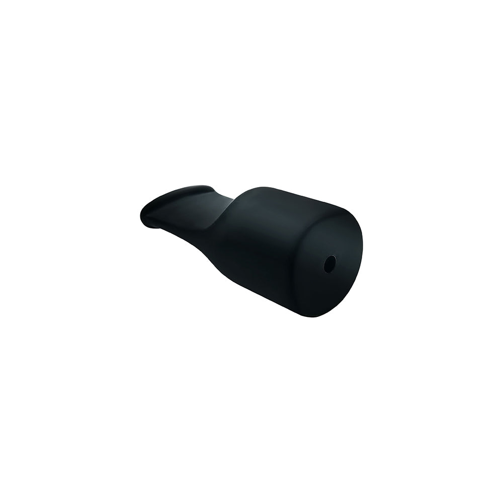 Mundstück Rohling - Ø18 - L40 - Acryl - Schwarz - Pfeifenecke