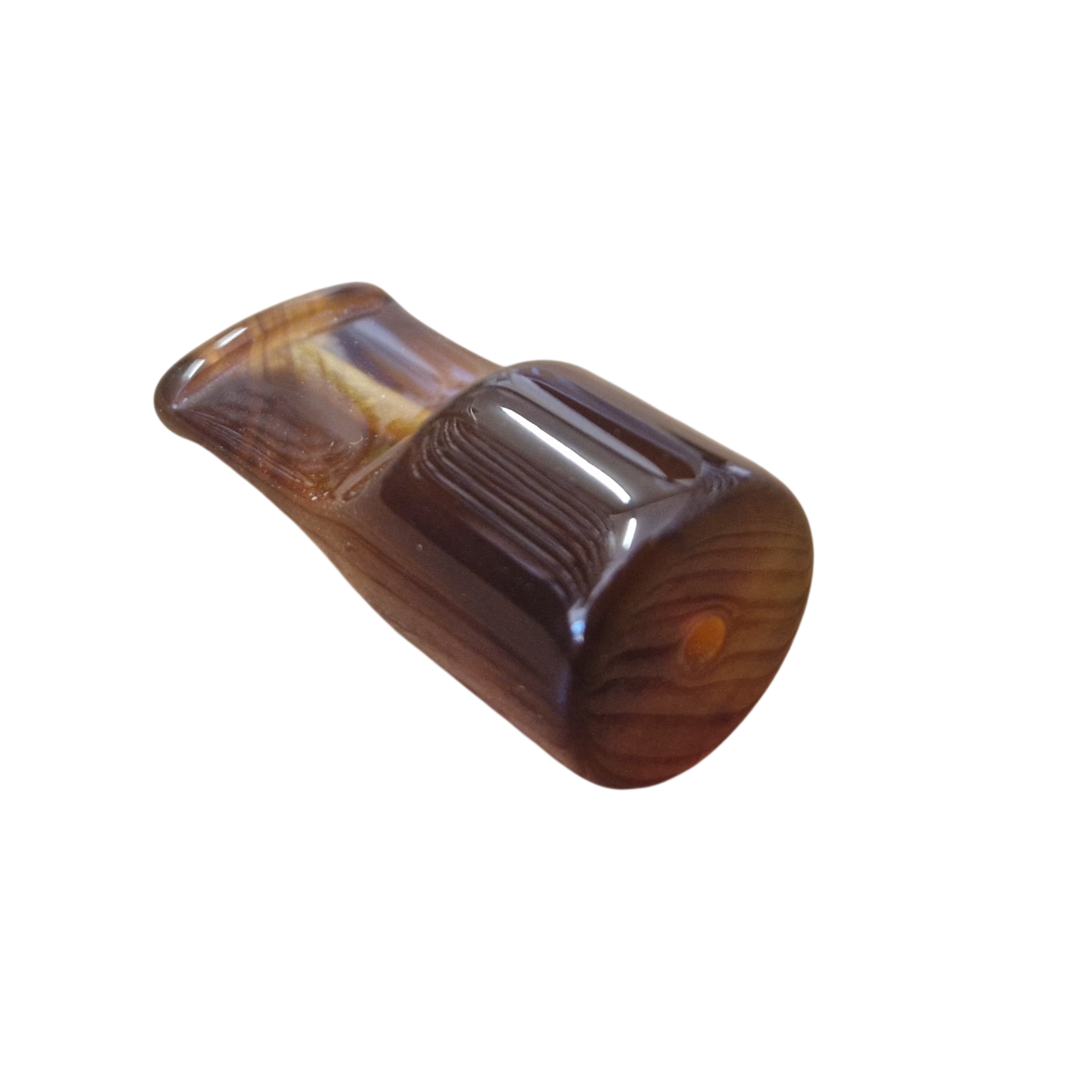 Mundstück Rohling - Ø18 - L40 - Acryl - Tortuga - Pfeifenecke