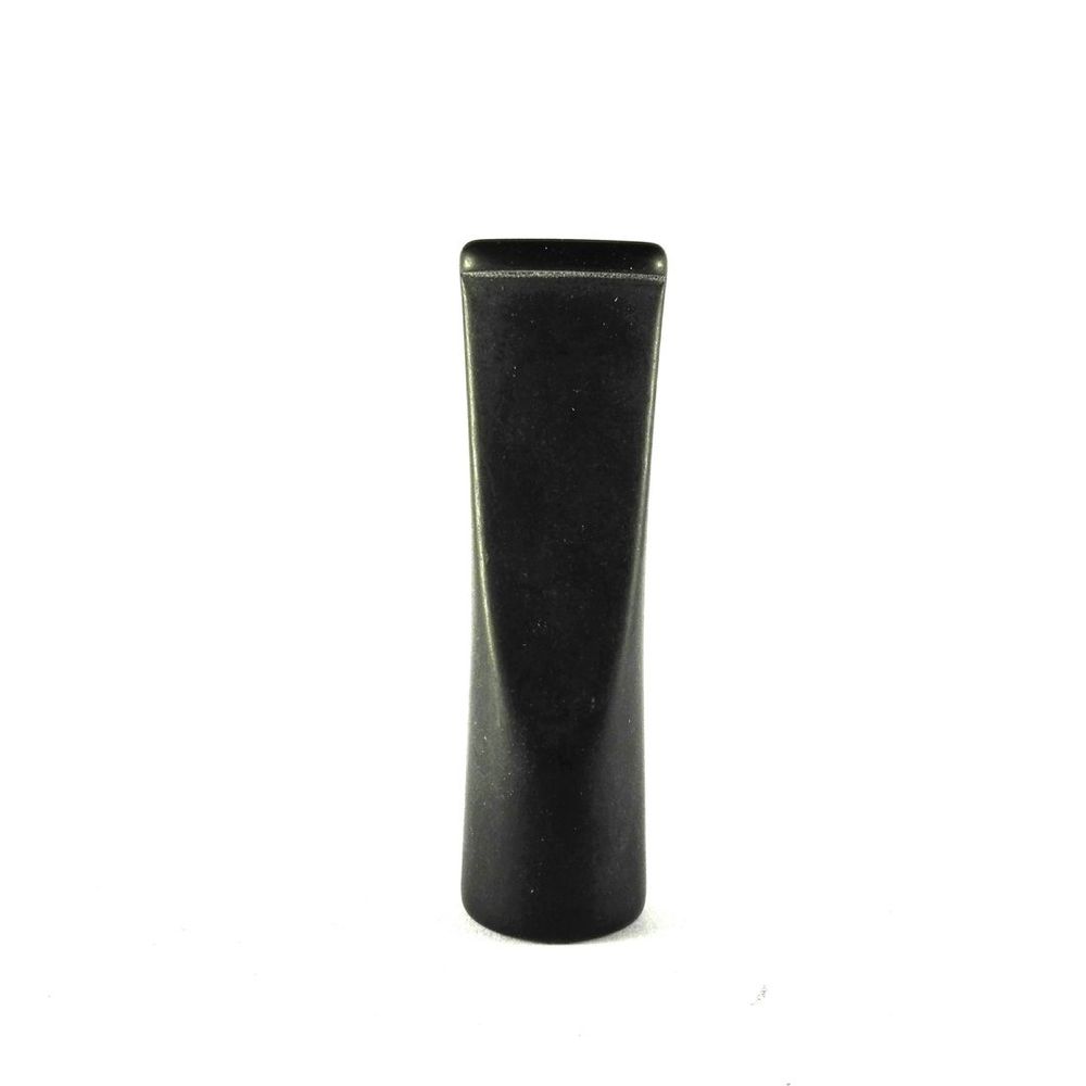 Mundstück Rohling Ø18 L65 Acryl Mit 10.5 mm Zapfen Schwarz Pfeifenecke