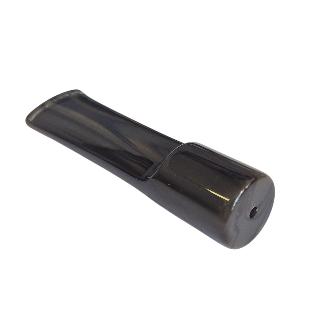 Mundstück Rohling - Ø18 - L75 - Acryl - Black Buffalo - Pfeifenecke