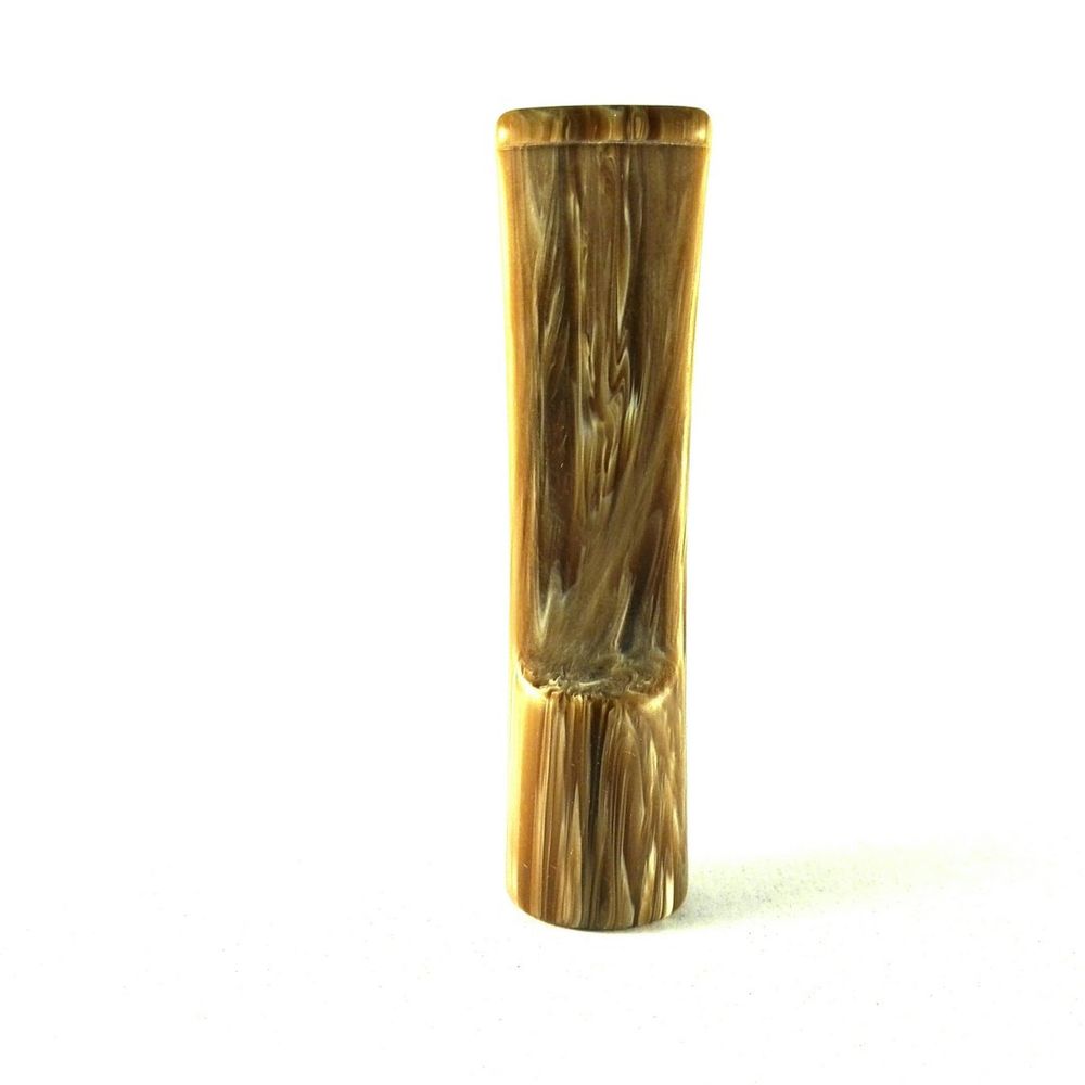 Mundstück Rohling Ø18 L75 Acryl Holz Pfeifenecke