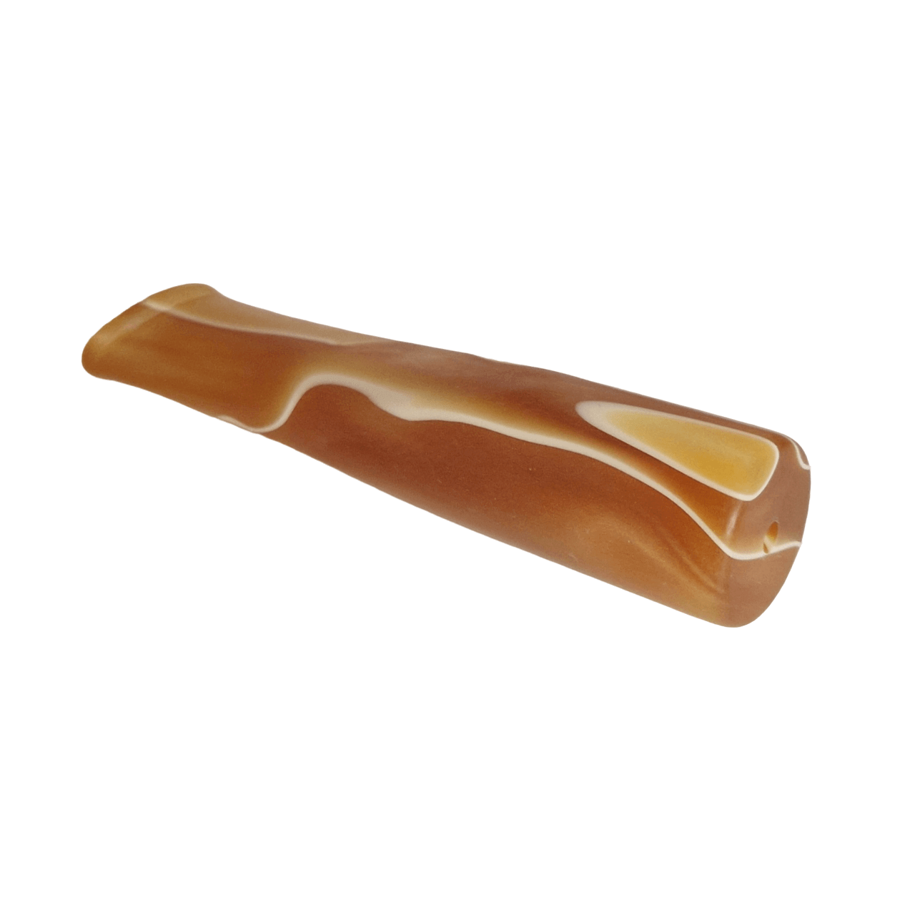 Mundstück Rohling - Ø18 - L75 - Acryl - M-Gelb - Pfeifenecke