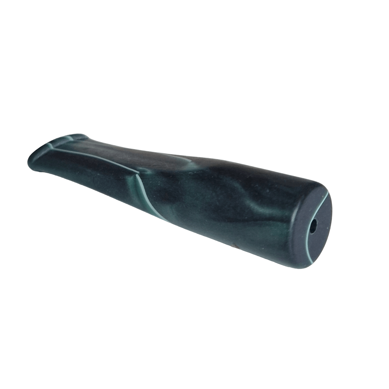 Mundstück Rohling - Ø18 - L75 - Acryl - M-Grün - Pfeifenecke