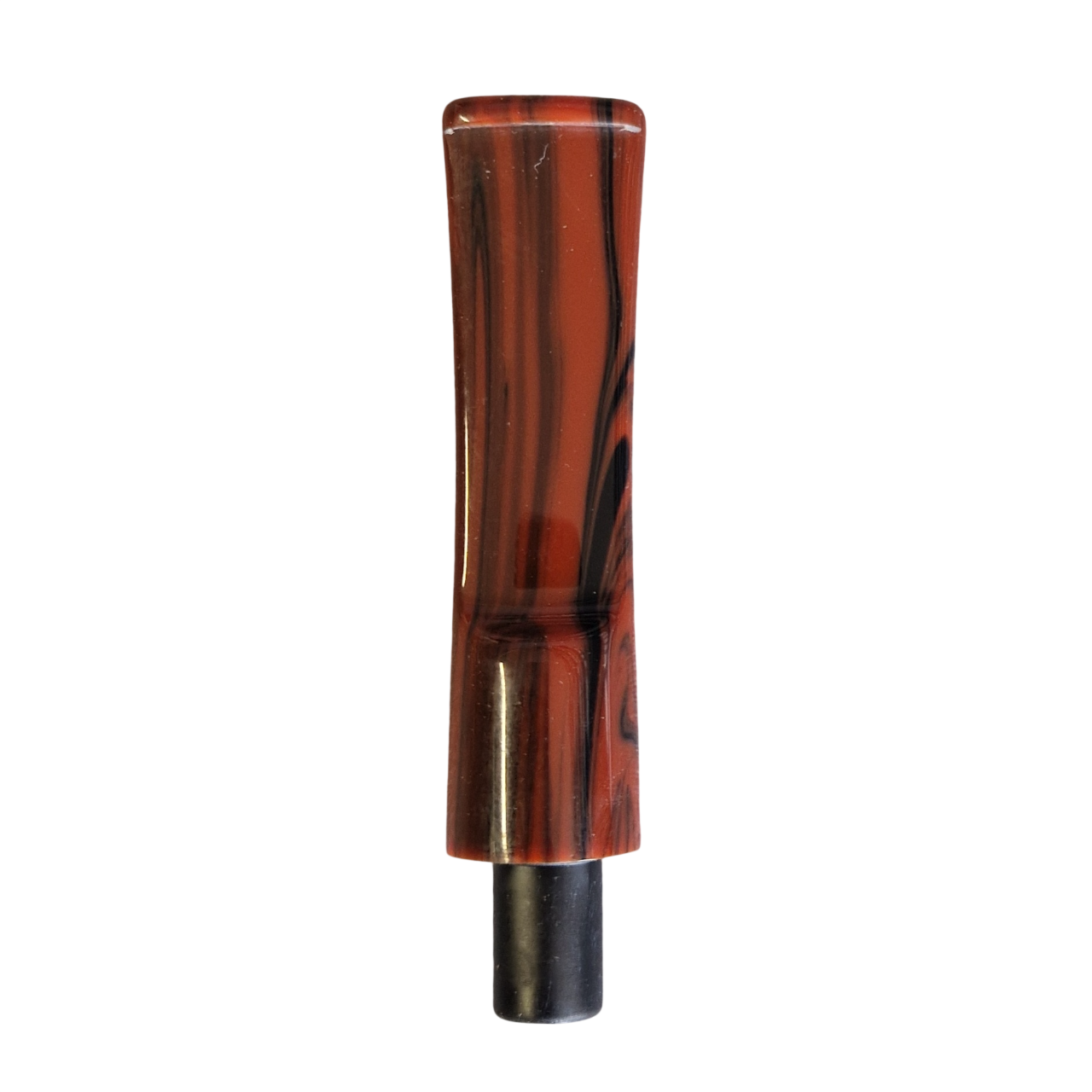 Mundstück Rohling - Ø18 - L75 - Acryl - Mit 10.5 mm Zapfen - Cumberland - Pfeifenecke