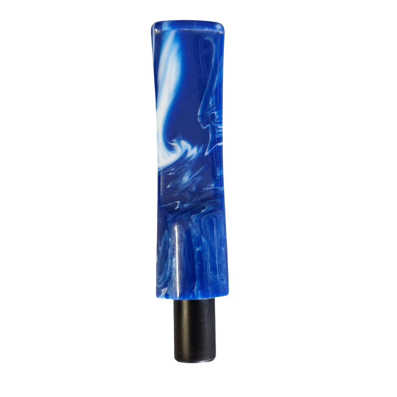 Mundstück Rohling - Ø18 - L75 - Acryl - Mit 10.5 mm Zapfen - Lapis - Pfeifenecke