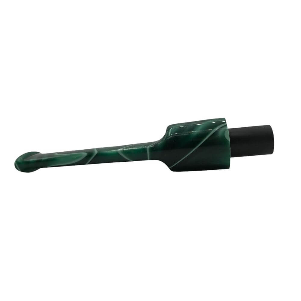 Mundstück Rohling Ø18 L75 Acryl Mit 10.5 mm Zapfen M Grün Pfeifenecke