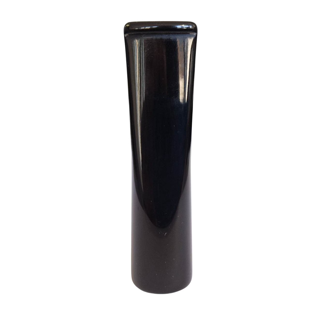 Mundstück Rohling - Ø18 - L75 - Acryl - Schwarz - Pfeifenecke