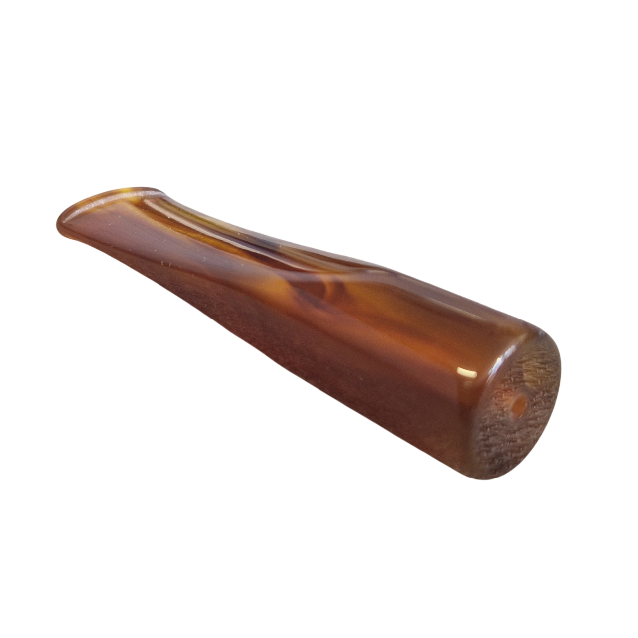 Mundstück Rohling - Ø18 - L75 - Acryl - Tortuga - Pfeifenecke