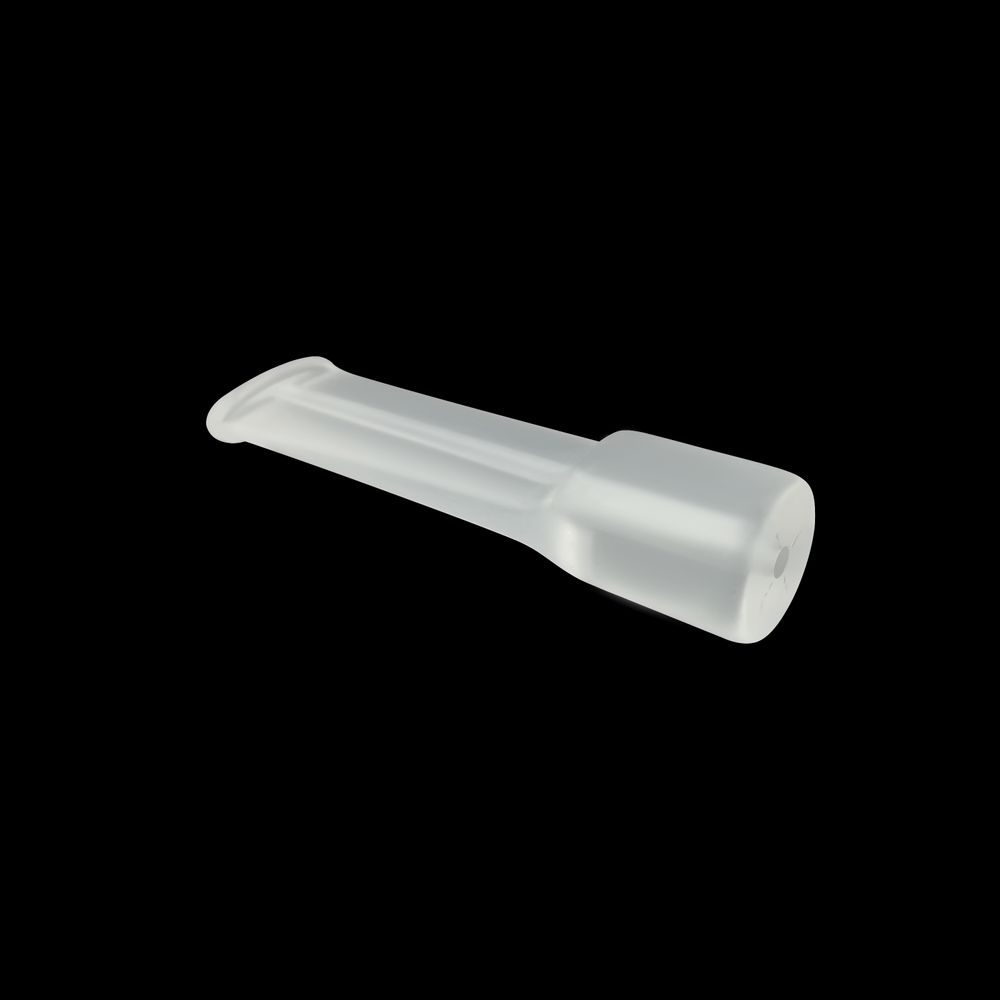 Mundstück Rohling - Ø18 - L75 - Acryl - Transparent - Pfeifenecke