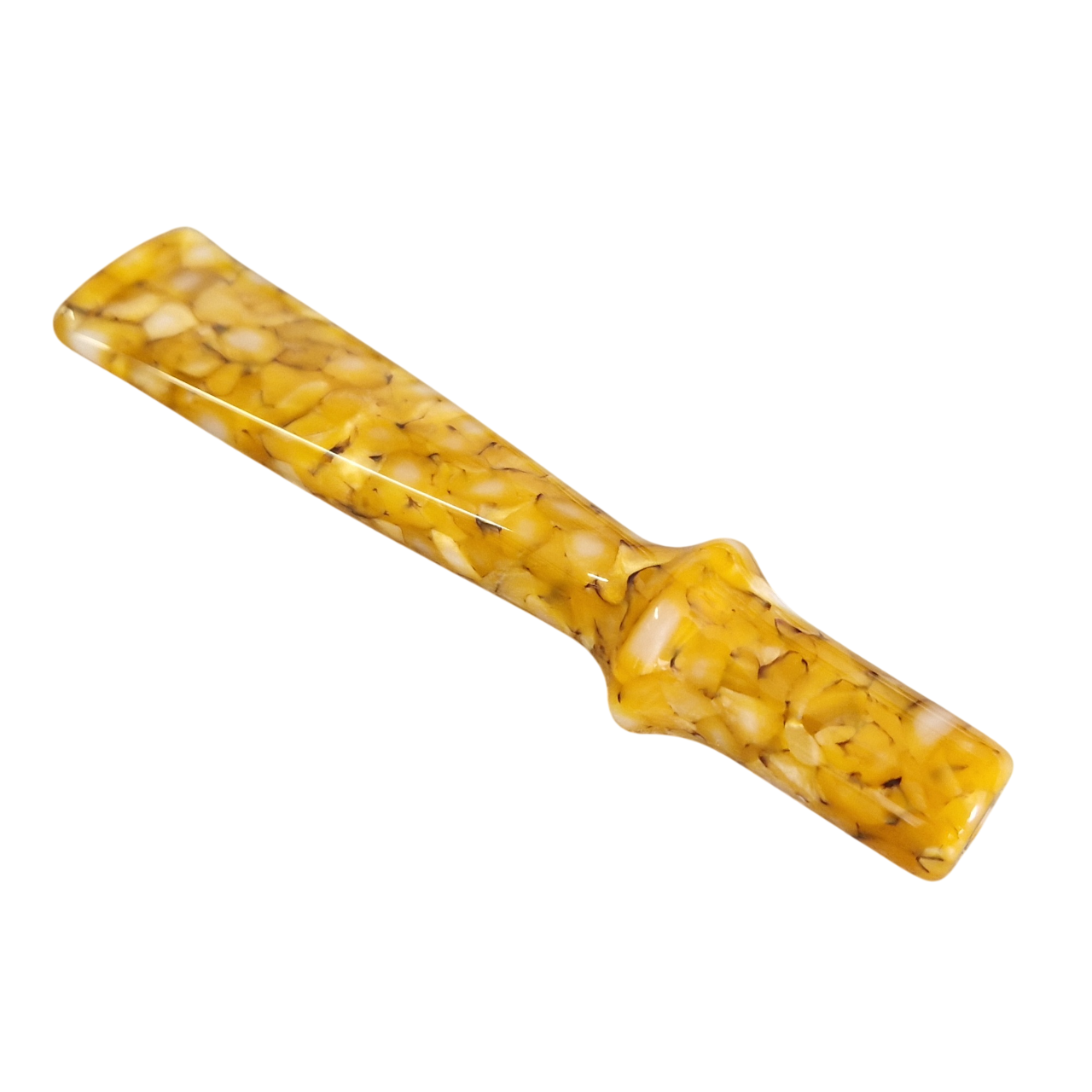 Mundstück Rohling - Ø18 - Ø12 - L95 - Acryl - L24 - Pfeifenecke