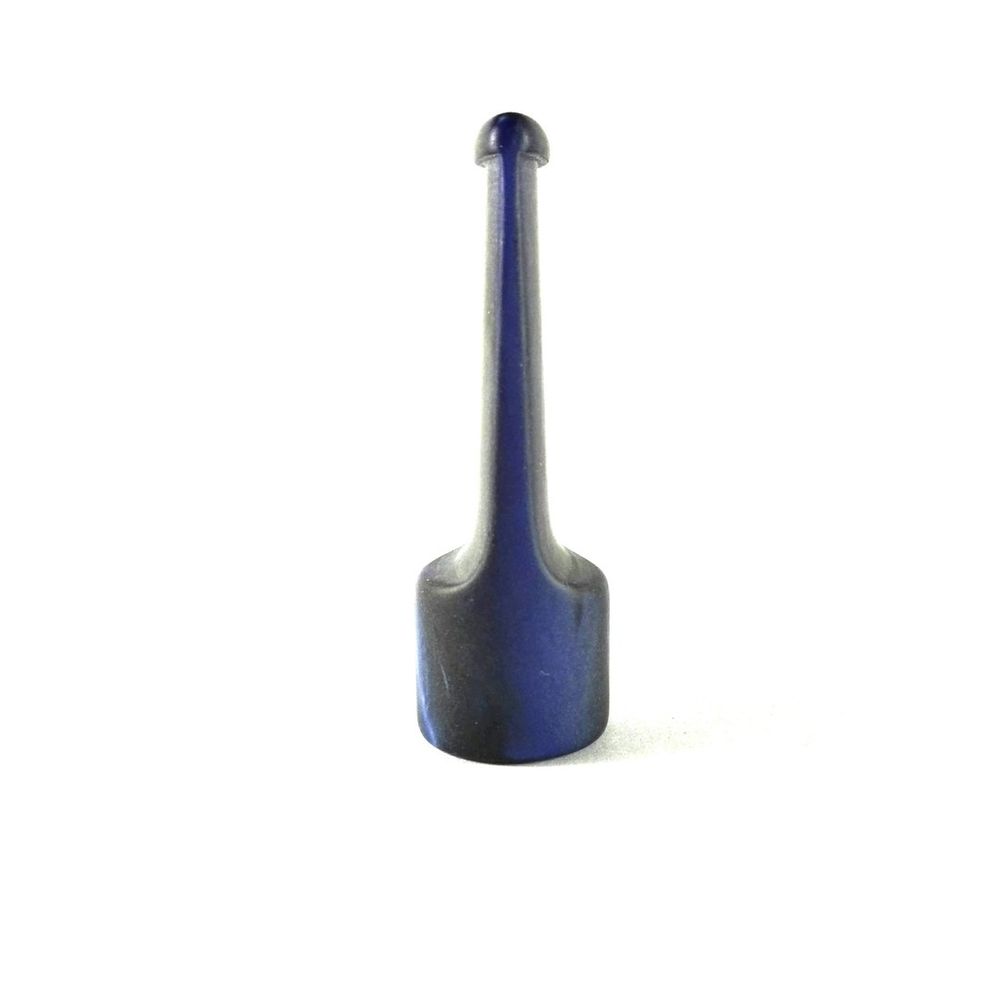 Mundstück Rohling - Ø20 - L60 - Acryl - Blau - Pfeifenecke