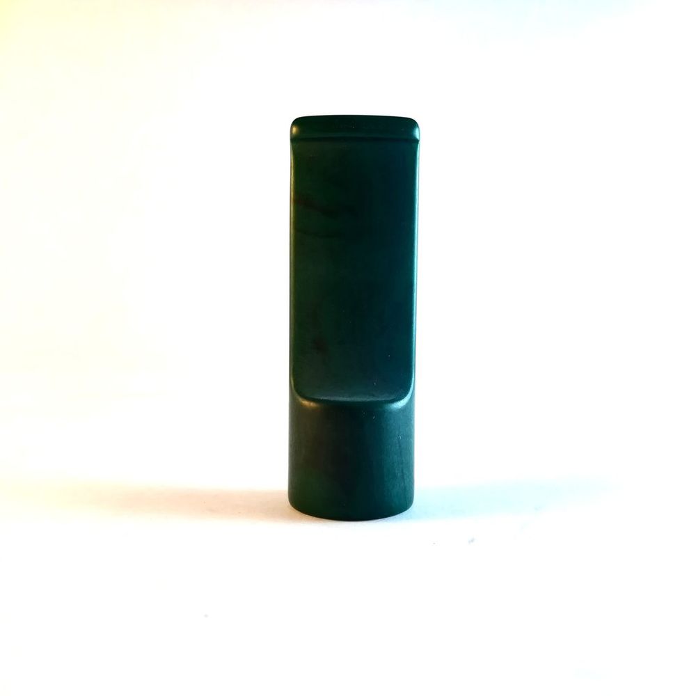 Mundstück Rohling - Ø20 - L60 - Acryl - Cumberland grün - Pfeifenecke