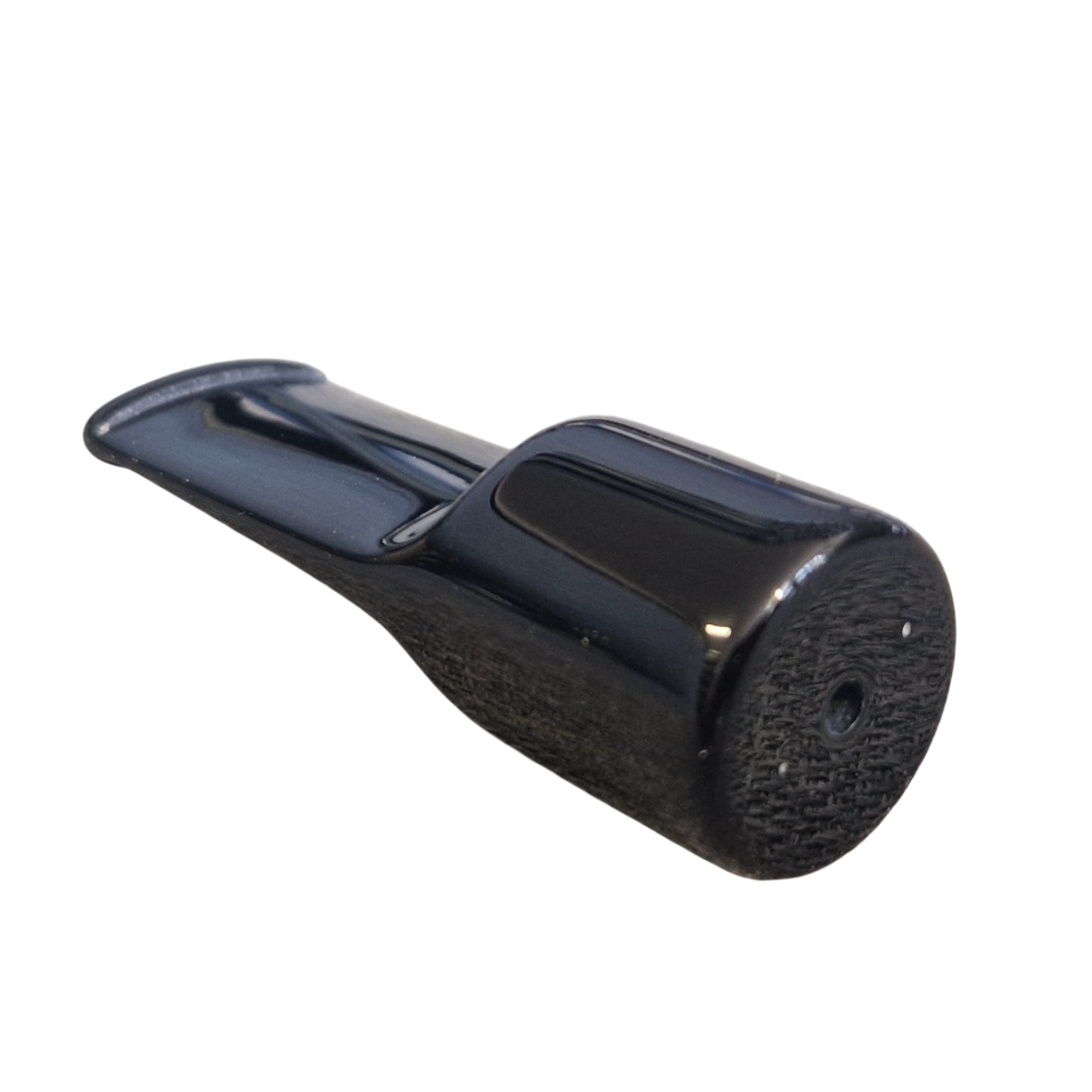 Mundstück Rohling - Ø20 - L60 - Acryl - Schwarz - Pfeifenecke