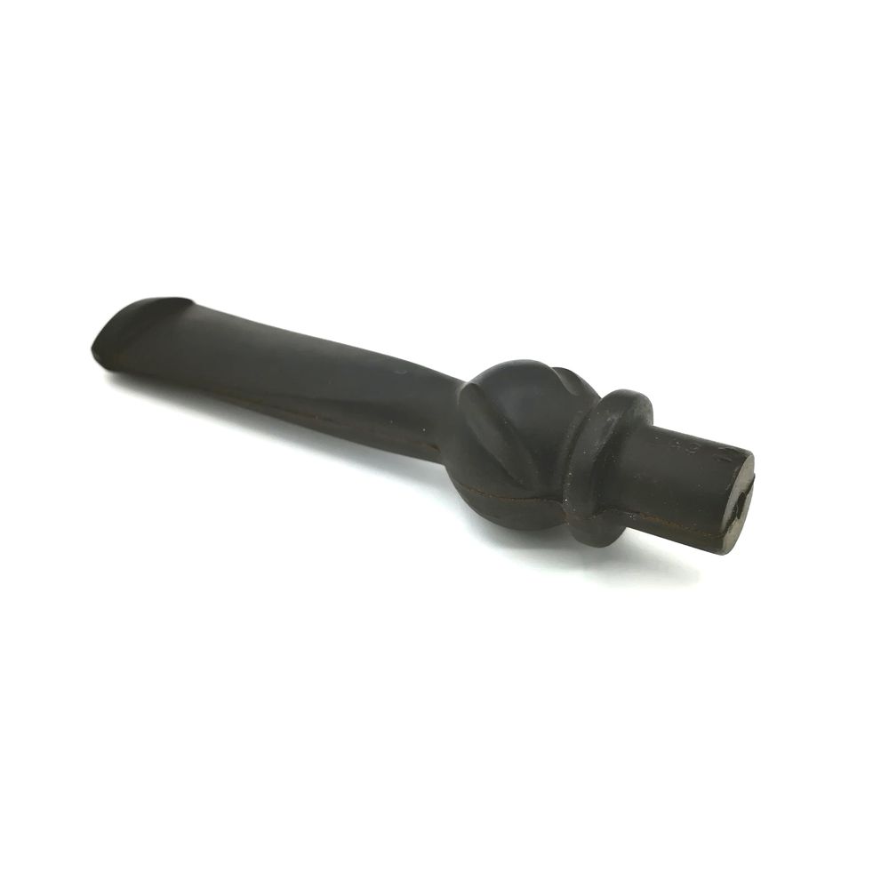 Mundstück Rohling - Ø20 - L79.5 - Ebonit - Pfeifenecke