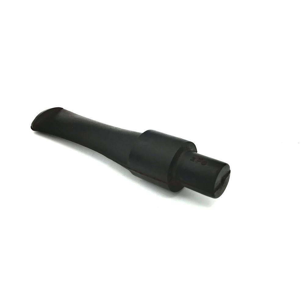 Mundstück Rohling - Ø20 - L86.5 - Ebonit - Pfeifenecke