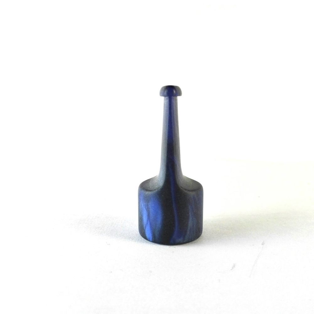 Mundstück Rohling - Ø22 - L50 - Acryl - Blau - Pfeifenecke