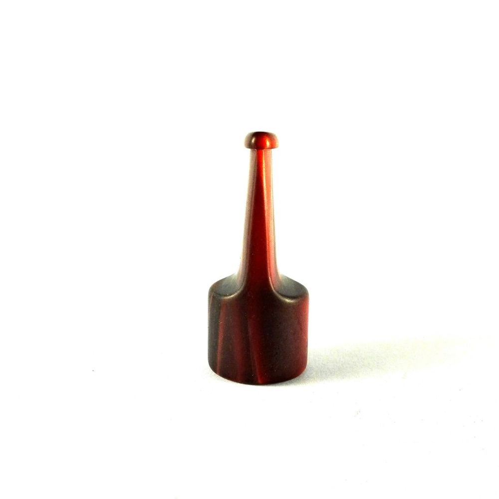 Mundstück Rohling - Ø22 - L50 - Acryl - Rot - Pfeifenecke
