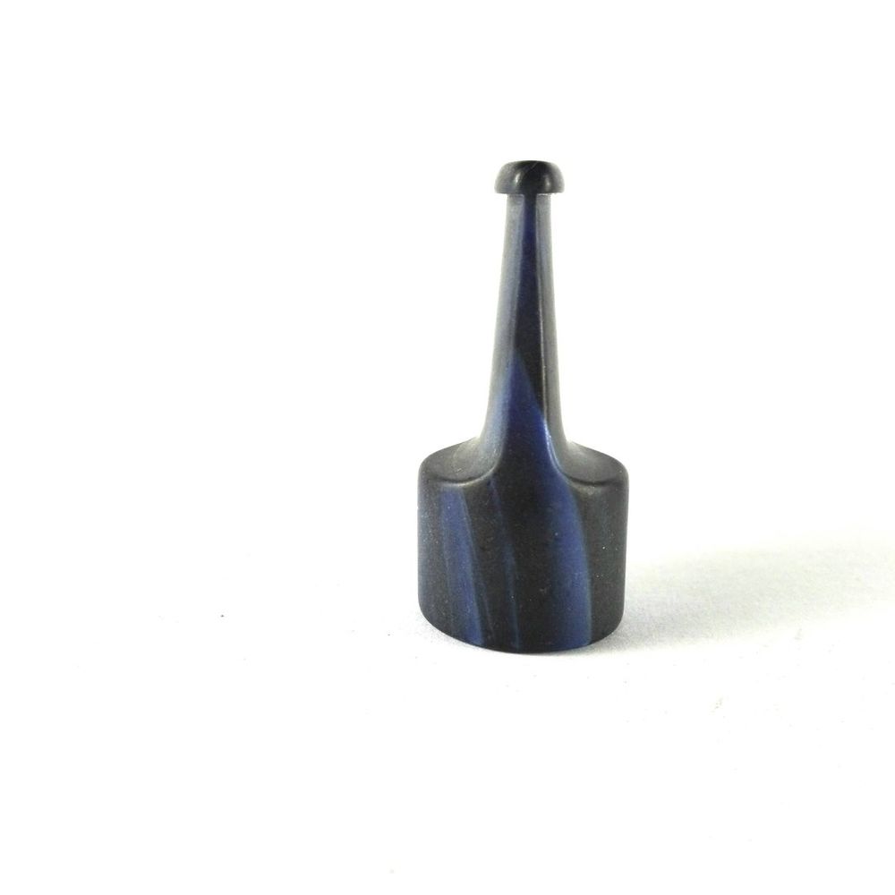 Mundstück Rohling - Ø24 - L51 - Acryl - Blau - Pfeifenecke