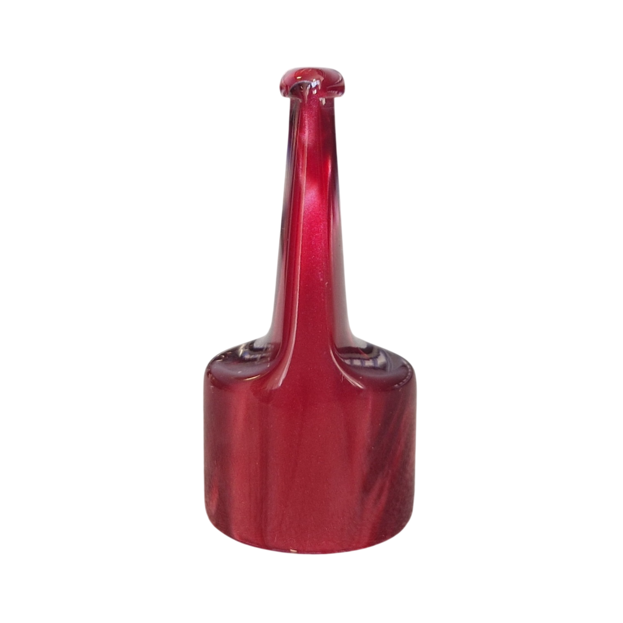 Mundstück Rohling - Ø24 - L51 - Acryl - Rot - Pfeifenecke