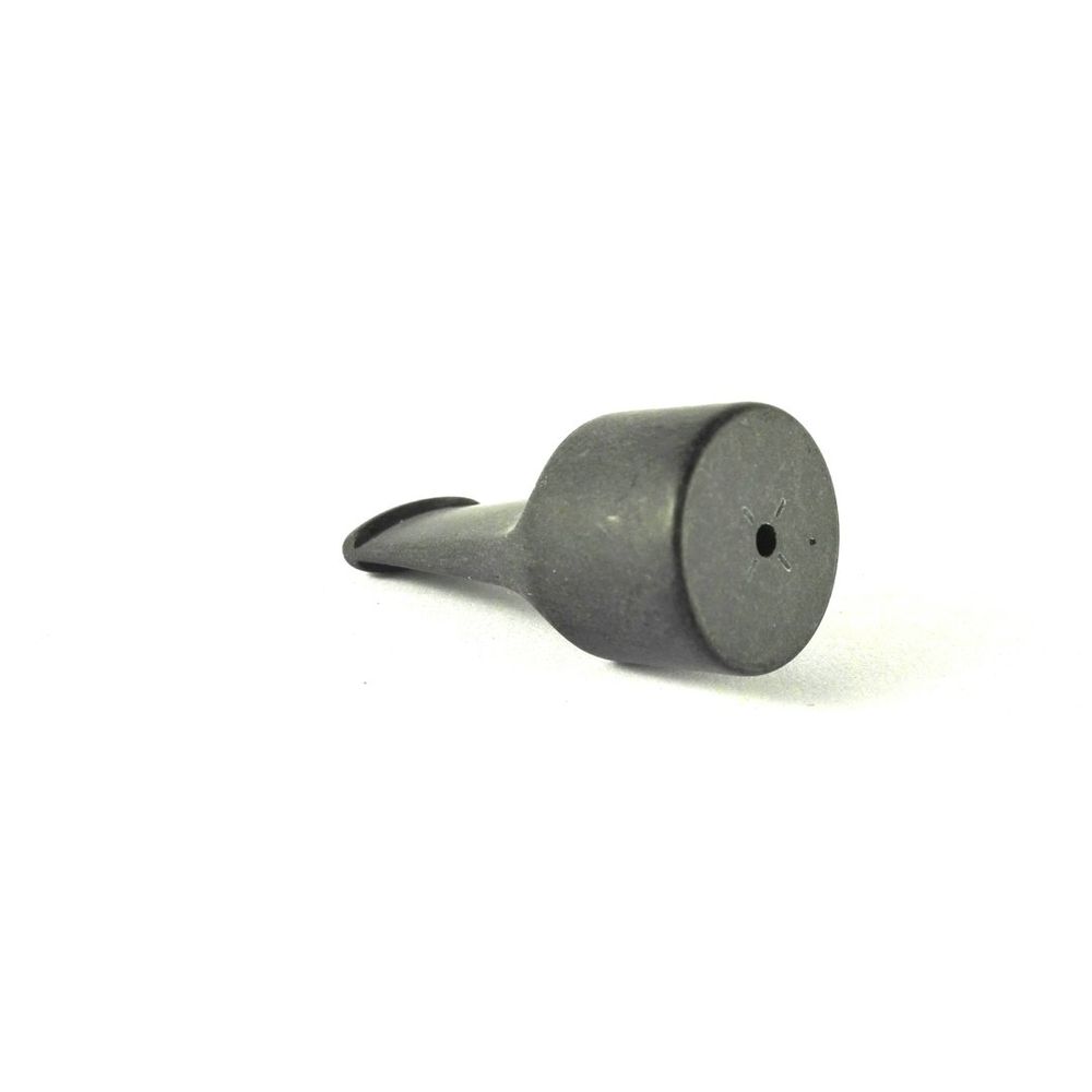 Mundstück Rohling - Ø24 - L51 - Acryl - Schwarz - Pfeifenecke