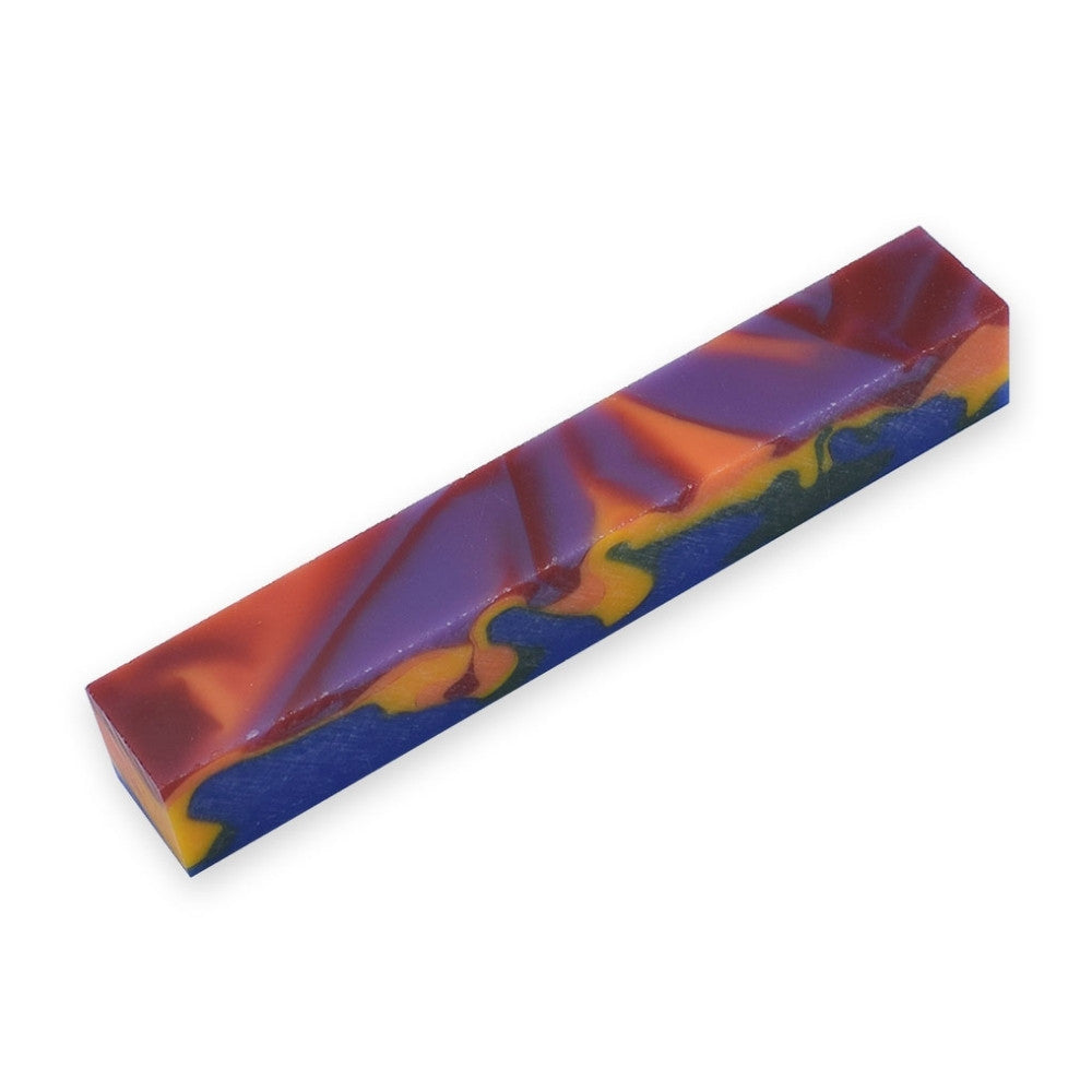 Pen blank - Acryl - 130x20x20 mm - Karneval-Tarnung - Pfeifenecke