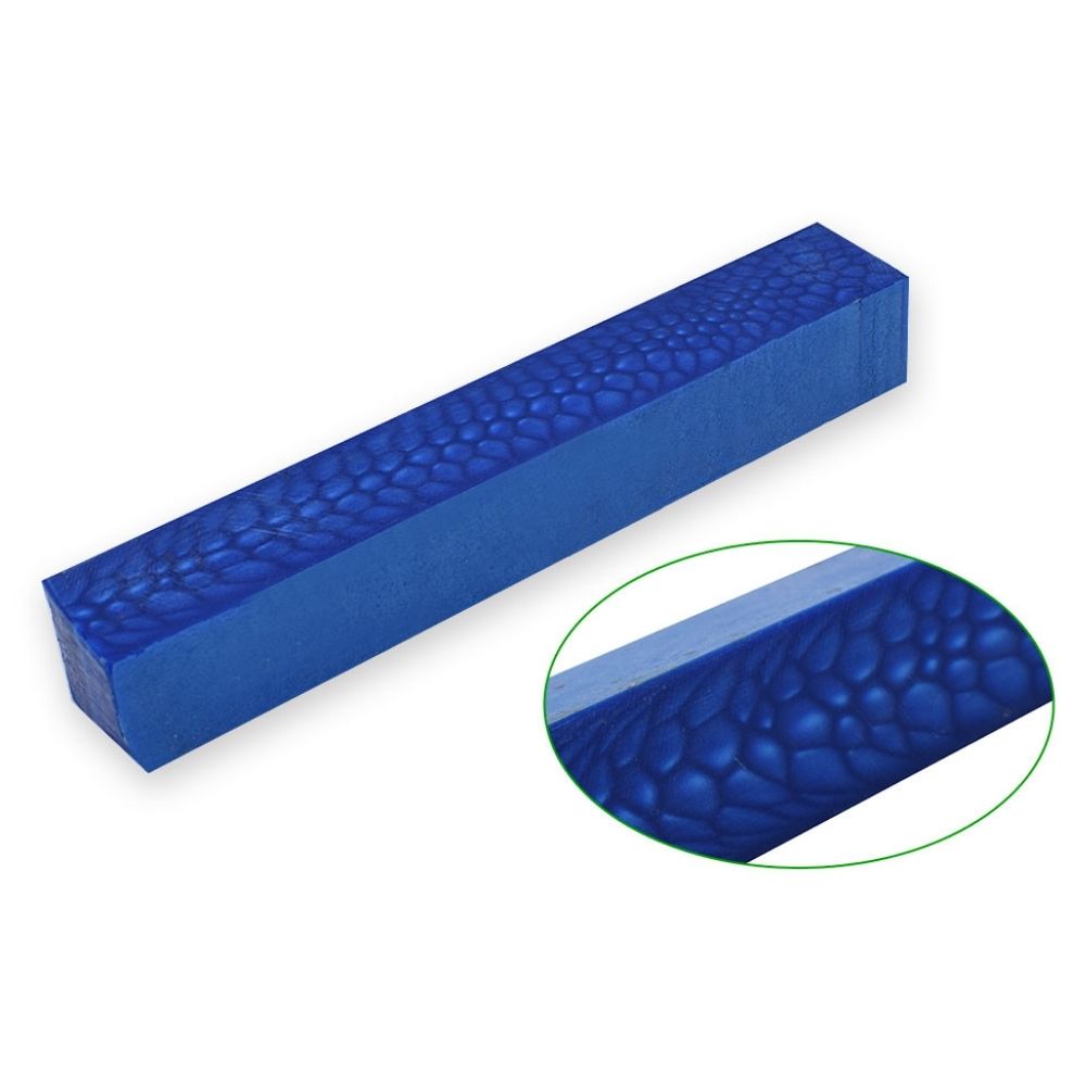 Pen blank - Harz - 130x20x20 mm - Blauer Drache - Pfeifenecke