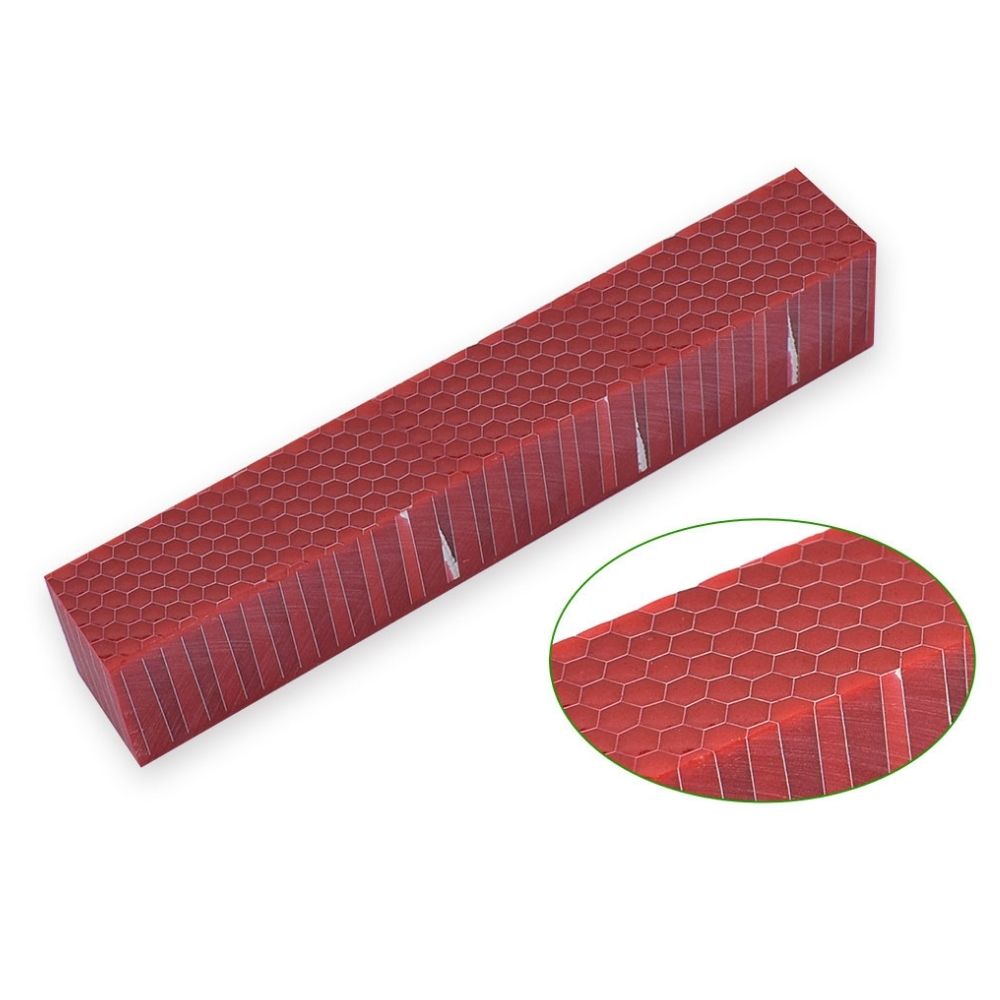 Pen blank - Harz - 130x20x20 mm - Rot - Pfeifenecke