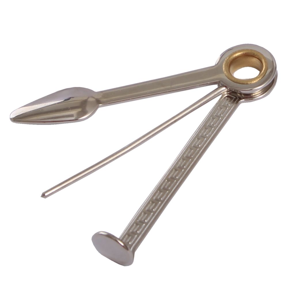 Pfeifenbesteck dreiteilig der Klassiker (Pfeifenstopfer Dorn Kratzer) - 80mm - Pfeifenecke