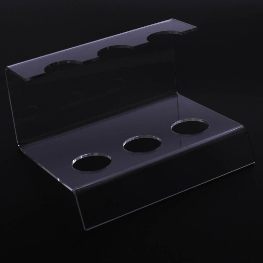 Pfeifendisplay - Transparent - Für 3 Pfeifen - Pfeifenecke