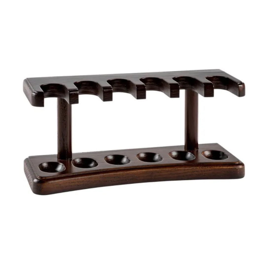 Pfeifenständer aus Holz für 6 Pfeifen - Pfeifenecke