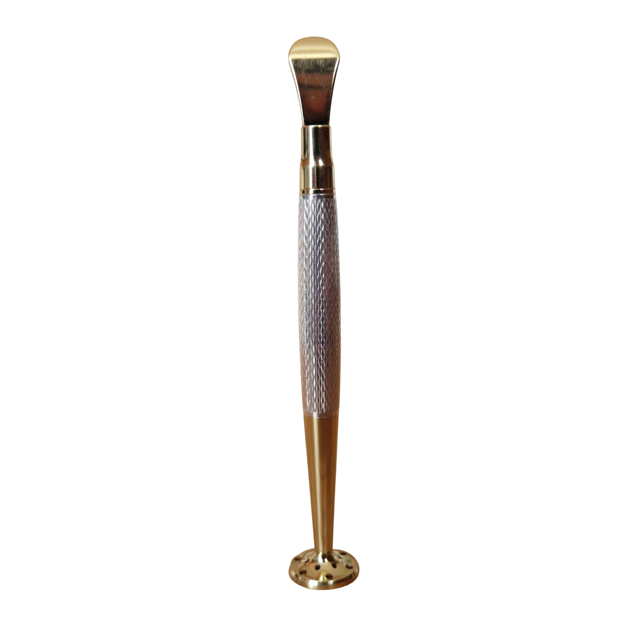 Pfeifenstopfer - 2-teilig - silber / gold - Pfeifenecke